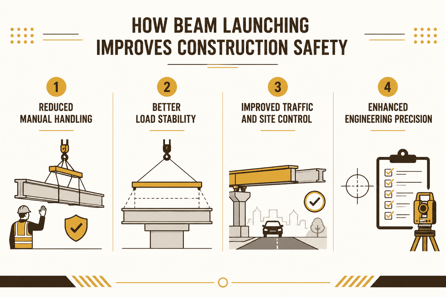 How Beam Launching Improves Construction Safety in Malaysia