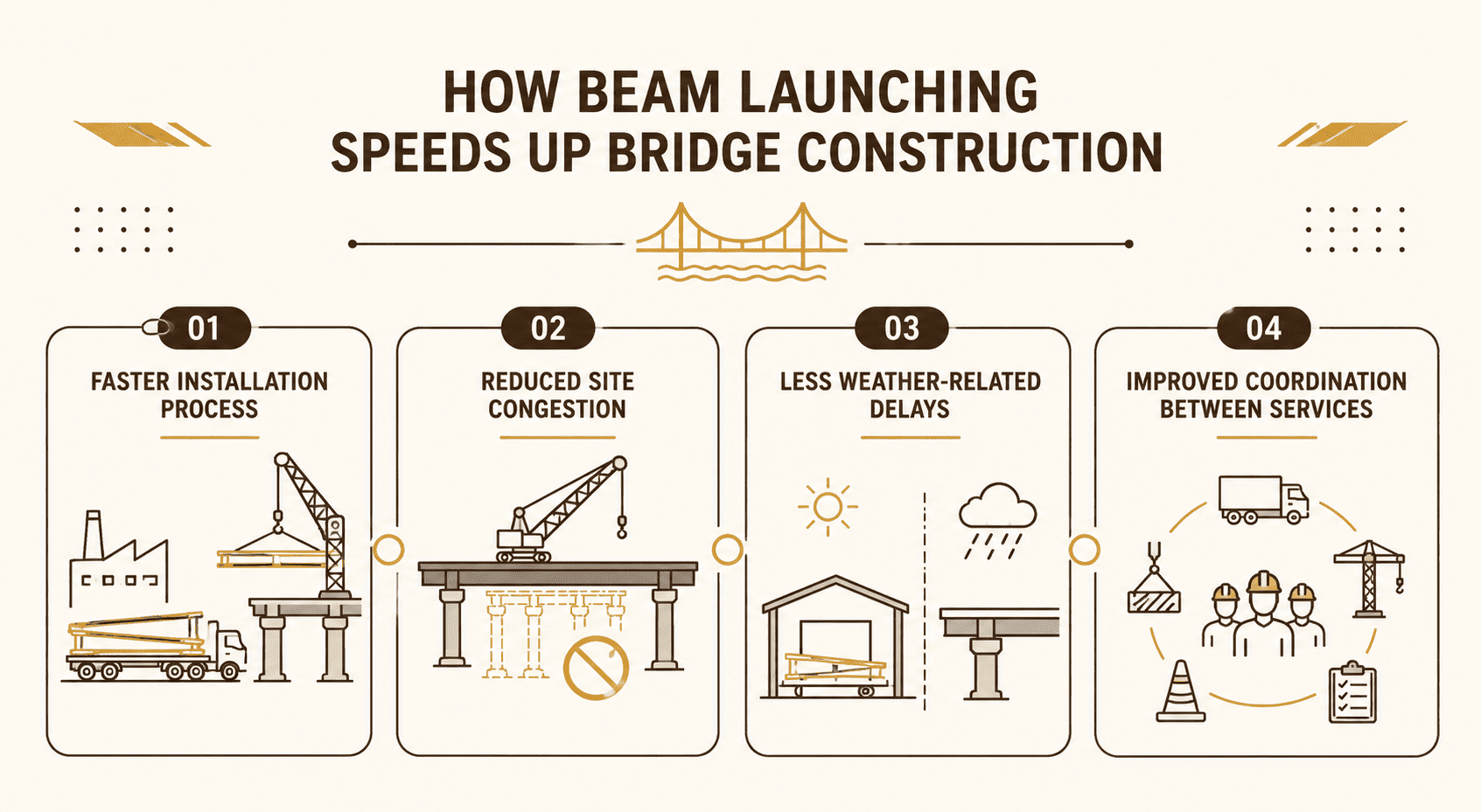 How Beam Launching Speeds Up Bridge Construction in Malaysia