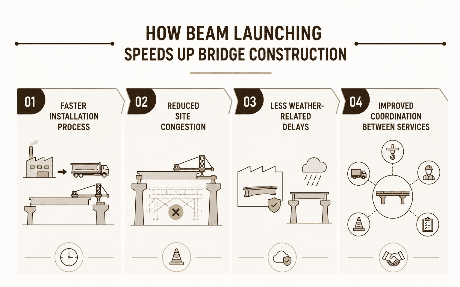 How Beam Launching Speeds Up Bridge Construction in Malaysia