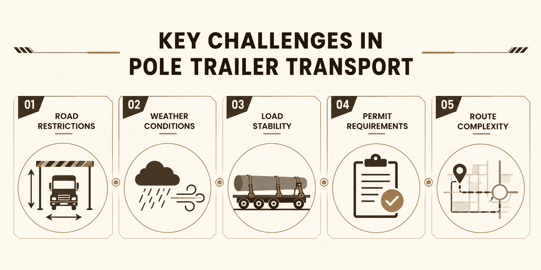 Key Challenges In Pole Trailer Transport in Malaysia